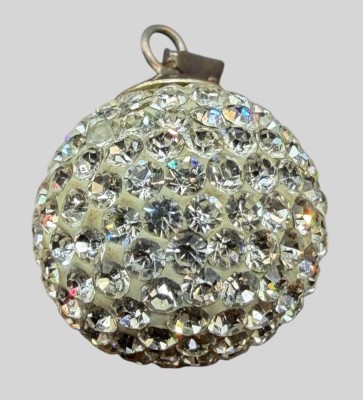 Auktion 374<br>Anhänger, Disco-Kugel, klare Steine, S-925-, 4,03 gr [1]