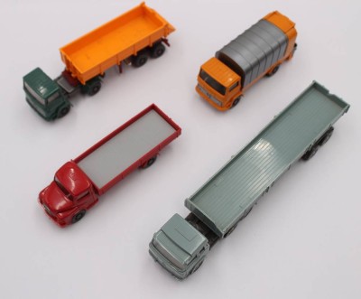Auktion 374<br>4x div. Wiking-LKW's, 1:87 [1]