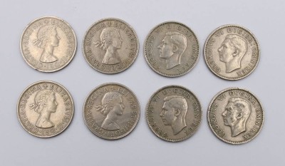 Auktion 374<br>8 div. engl. Münzen, 1947-1961, Kupfer/Nickel [1]