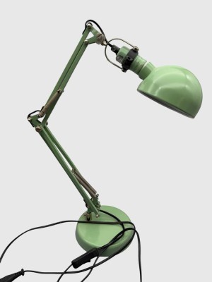 Auktion 374<br>SCHREIBTISCHLAMPE, Forså, IKEA, grün lackiertes Metall, modern., H-ca. 53 cm, verstellbar [1]