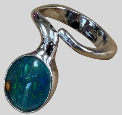 Auktion 374<br>Silberring-925- mit Opal, RG 50, 5,56 gr. [1]