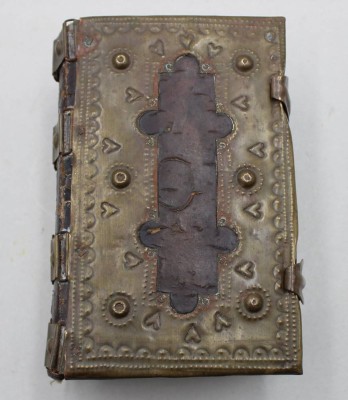 Auktion 374<br>historische Ausgabe des evangelischen Gesangbuchs „Cithara Sanctorum“, von Juraj Tranovský, datiert 1864, Altersspuren [1]