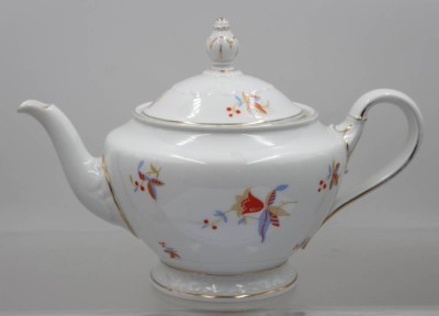 Auktion 374<br>Teekanne, Rosenthal, Empire, Arte-Déco Dekor, ca. H-17,5cm [1]