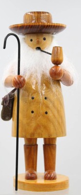 Auktion 374<br>traditionelles erzgebirgisches Räuchermännchen ,, Schäfer '' Holz . [1]