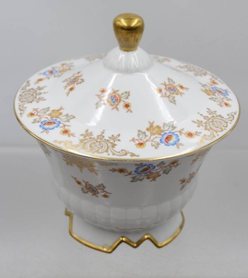 Auktion 374<br>gr. Art-Déco Bonbonniere, Krautheim, ca. H-17cm D-17cm [1]