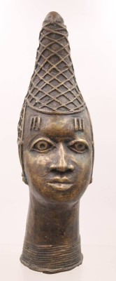 Auktion 374<br>Bronze Büste, Benin, ca. H-42cm [1]