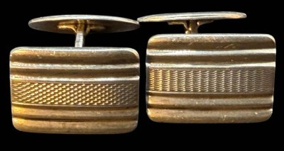 Auktion 374<br>Paar Silber-835- Manchettenknöpfe, 12,15 gr [1]