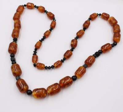 Auktion 374<br>Halskette, wohl geklärter Bernstein, ca. 120gr., endlos gearbeitet [1]