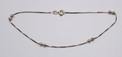 Auktion 374<br>Fusskettchen, 925er Silber, 1,9gr., L-24cm [1]
