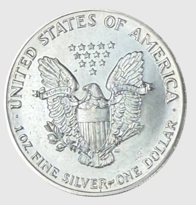 Auktion 374<br>One Liberty Dollar 1992,USA,  1 Unze Feinsilber, 31,45 gr., D-4 cm, ss, [1]