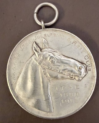 Auktion 374<br>1. Preis Konkurenz Ring Reiten, 1913, Lehe, Silber-990, D-4 cm, 19 gr [1]