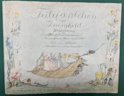 Auktion 375<br>Tulifäntchen der Zwergheld. Versdichtung von Karl Immermann. 29,5x23 cm [1]