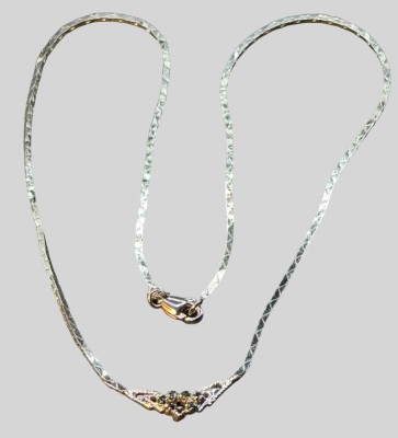 Auktion 375<br>Vintage Collier, Silber-835- mit Safiren, L-42 cm, 6,65 gr. [1]