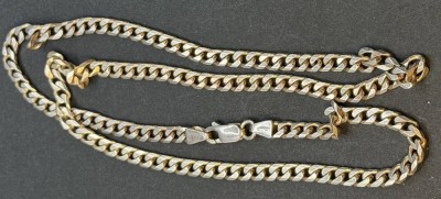 Auktion 375<br>massive Herren-Halskette. Silber-925-, L-50 cm, 19,75 gr [1]