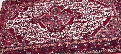 Auktion 375<br>vintage persische Hamadan Teppich , 160x95 cm, guter Zustand [1]