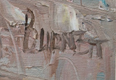 Auktion 375<br>wohl Caroline C. Burnett (1877-1950), Parisansicht, Öl/Leinwand, gerahmt, RG 58 x 68cm [1]