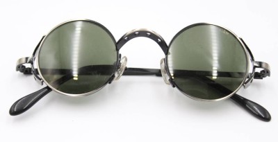 Auktion 375<br>Clou Vintage-Sonnenbrille, guter getragener Zustand, Steampunk Design [1]