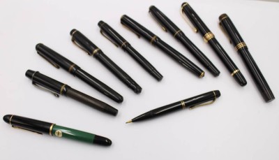Auktion 375<br>9x div. Vintage-Füller sowie ein Druckbleistift [1]