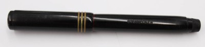 Auktion 375<br>Vintage-Füllfederhalter der deutschen Traditionsmarke Soennecken, 40er Jahre, 585er GG-Feder, Klammer fehlt [1]