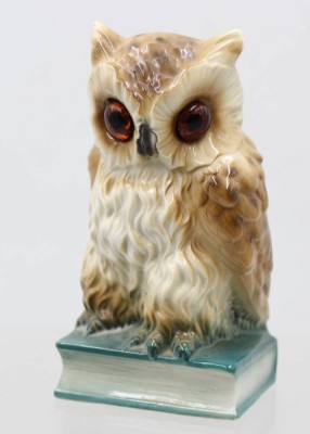 Auktion 375<br>Rauchverzehrergehäuse, Eule, nur Nr., ca. H-15cm [1]