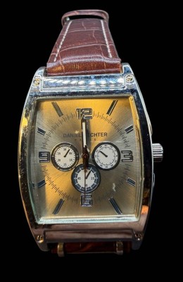 Auktion 375<br>Daniel Hechter Quartz Herren-Armbanduhr mit Lederband, guter Zustand [1]