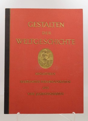 Auktion 375<br>Sammelbilderalbum, Gestalten der Weltgeschichte, kompl. [1]