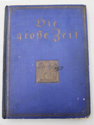 Auktion 375<br>Die große Zeit - Illustrierte Kriegsgeschichte aus dem Jahr 1915, Altersspuren, einige Seiten lose, Vollständigkeit nicht gepr. [1]