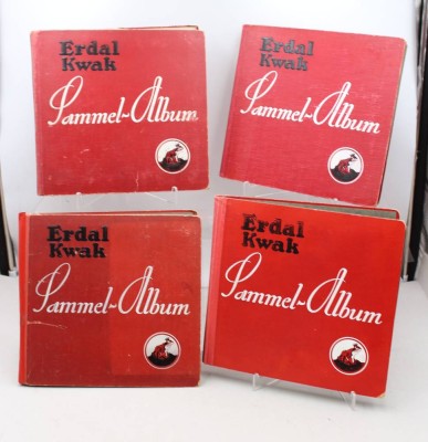 Auktion 375<br>4x  Erdal-Kwak Sammel-Alben, Werner & Mertz aus Mainz, ca. zwischen 1927 und 1932, versch. Serien [1]