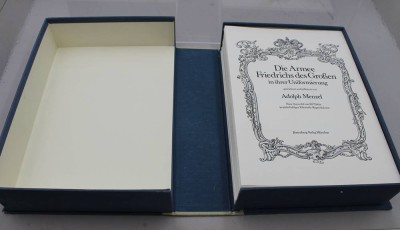 Auktion 375<br>Die Armee Friedrichs des Großen in ihrer Uniformierung, gezeichnet und erläutert von Adolph Menzel [1]