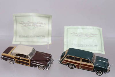 Auktion 375<br>2x Druckguss-Modellautos aus der Serie „The Classic Cars of the Fifties“ von Franklin Mint, 1:43 [1]