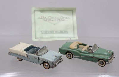 Auktion 375<br>2x Druckguss-Modellautos aus der Serie „The Classic Cars of the Fifties“ von Franklin Mint, 1:43 [1]