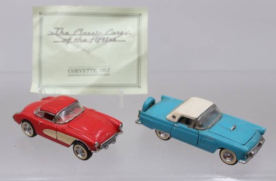 Auktion 375<br>2x Druckguss-Modellautos aus der Serie „The Classic Cars of the Fifties“ von Franklin Mint, 1:43 [1]