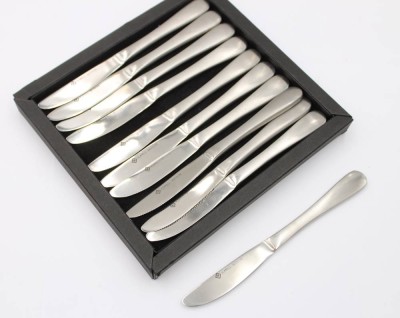 Auktion 375<br>Frühstücksmesser, Edelstahl, Kuppels, L-16cm [1]