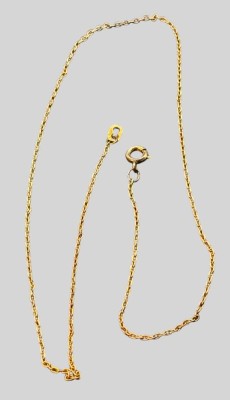 Auktion 375<br>feine Gold-750- Halskette, L-41 cm, 2,59 gr. [1]