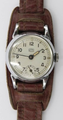 Auktion 375<br>vintage Armbanduhr, UMF Ruhla, Handaufzug, Werk läuft, ca. D-3,1cm [1]