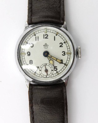 Auktion 375<br>vintage Armbanduhr, Thiel, Handaufzug, Werk läuft, ca. D-3cm [1]