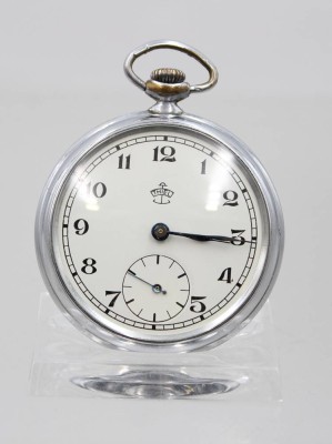 Auktion 375<br>mechanische Taschenuhr, Gebrüder Thiel Ruhla, Werk läuft, D-5cm [1]