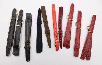 Auktion 375<br>Konvolut div. Leder-Armbänder für Damenuhren [1]