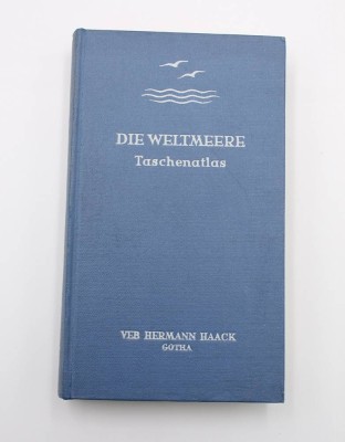 Auktion 375<br>Taschenatlas, Die Weltmeere, herausgegeben vom VEB Hermann Haack Gotha, 1956 [1]