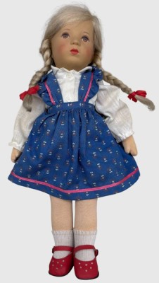 Auktion 375<br>Käthe Kruse Sammlerpuppe Puppe 33 cm Top Zustand, H-38 cm [1]