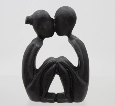 Auktion 375<br>Skulptur eines sich küssenden Paares, Kunstharz, ca. H-14,5cm [1]