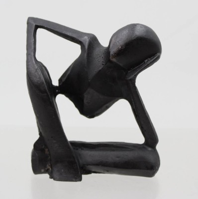 Auktion 375<br>abstrakte Deko-Figur, Kunstharz, ca. H-9,5cm [1]