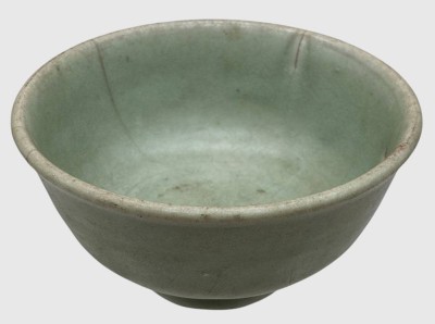 Auktion 375<br>chines. Reisschale, Seladon grün, H-8 cm, D-15 cm [1]