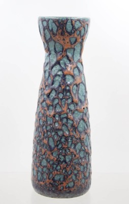 Auktion 375<br>Vintage-Keramikvase, Fat Lava, Scheurich,  ca. H-31,5cm [1]