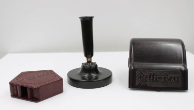 Auktion 375<br>3 Teile altes Bürozubehör, 50er Jahre [1]