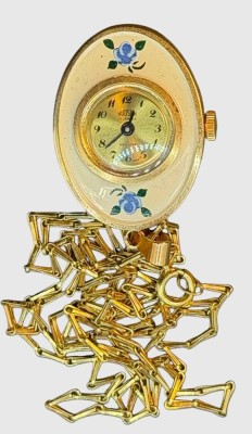 Auktion 375<br>mechan. Damenumhängeuhr an langer Double-Kette 