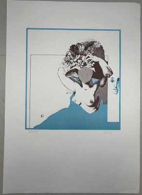 Auktion 375<br>Hartmut FRIEDRICH (1935-2020), moderne Lithografie, Nr. 88/250, BG 61x43 cm [1]