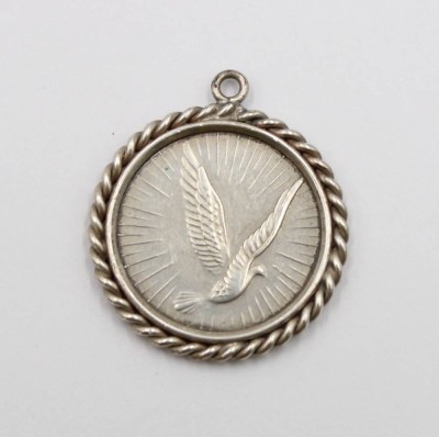 Auktion 376<br>Medaille in Silberfassung 