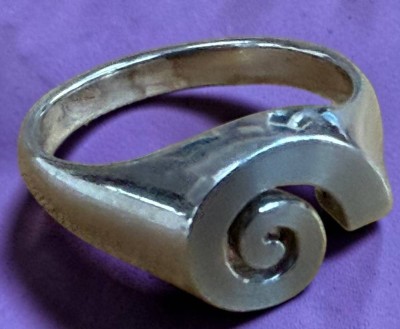Auktion 376<br>Silberring-925-, RG 62, 5,43 gr [1]