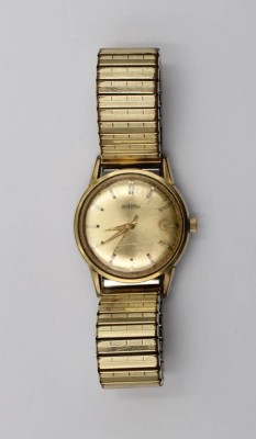 Auktion 376<br>vintage Roamer-Armbanduhr, Handaufzug, Werk läuft, getragene Erhaltung, D-3,5cm [1]